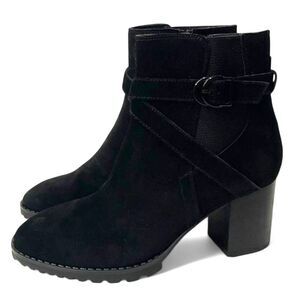 BLONDO Tamzin Waterproof Black Suede Bootie, NEW With Tags! Size 10